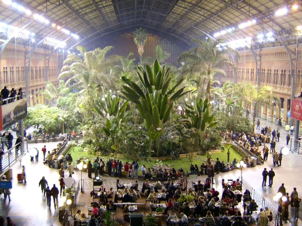 снимка на ботаническата градина в гара Аточа
