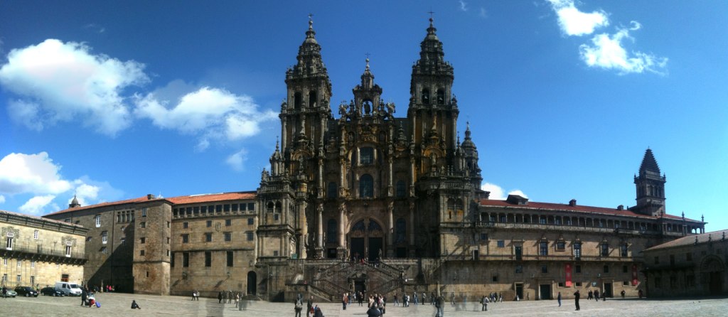 снимка на катедралата на Сантяго де Компостела